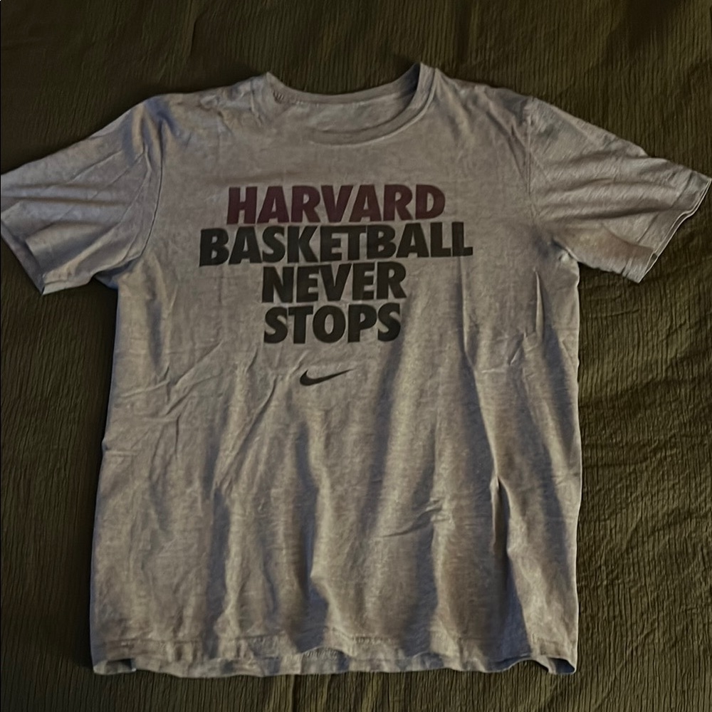 Nike Gray Harvard Basketball T-Shirt